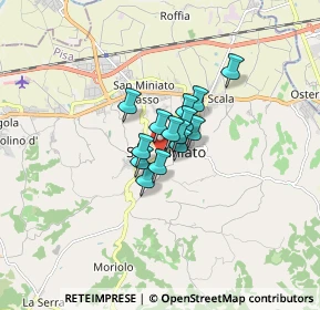 Mappa Via della Cisterna, 56028 San Miniato PI, Italia (0.81643)