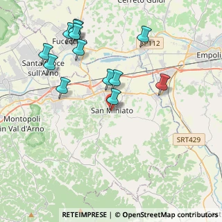 Mappa Loggiati S. Domenico, 56028 San Miniato PI, Italia (4.56923)