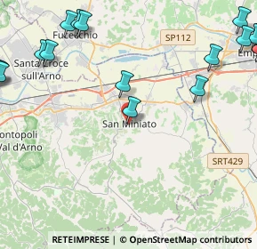 Mappa Loggiati S. Domenico, 56028 San Miniato PI, Italia (7.0375)