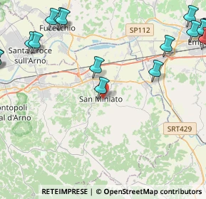Mappa Piazza Mazzini, 56028 San Miniato PI, Italia (7.0245)