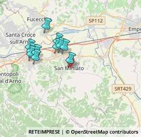 Mappa Piazza Mazzini, 56028 San Miniato PI, Italia (3.42273)