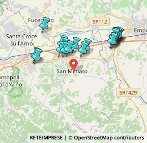 Mappa Piazza Mazzini, 56028 San Miniato PI, Italia (3.8275)