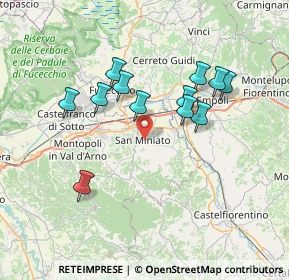 Mappa Piazza Mazzini, 56028 San Miniato PI, Italia (6.67333)