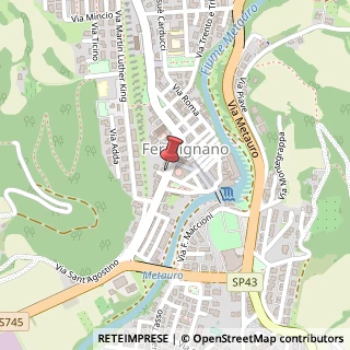 Mappa Via Giuseppe Mazzini, 30, 61033 Fermignano, Pesaro e Urbino (Marche)