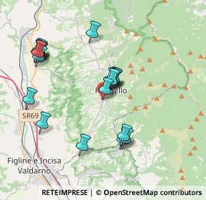 Mappa Via Pier Paolo Pasolini, 50066 Reggello FI, Italia (3.9515)