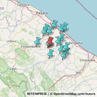 Mappa 61040 Mondavio PU, Italia (9.22941)
