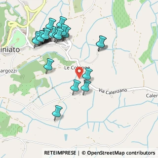 Mappa Via Calenzano, 56028 San Miniato PI, Italia (0.59583)