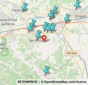 Mappa Via Calenzano, 56028 San Miniato PI, Italia (4.12769)