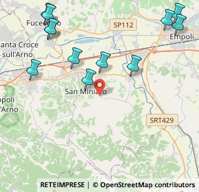 Mappa Via Calenzano, 56028 San Miniato PI, Italia (5.39917)