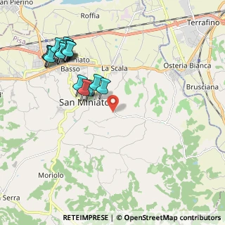 Mappa Via Calenzano, 56028 San Miniato PI, Italia (2.38294)