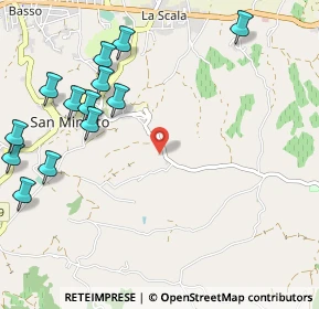 Mappa Via Calenzano, 56028 San Miniato PI, Italia (1.37385)