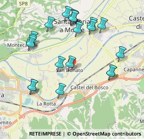 Mappa Via Partignana, 56020 Santa Maria a Monte PI, Italia (2.2095)
