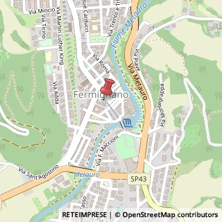 Mappa Piazza Giuseppe Garibaldi, 14, 61033 Fermignano, Pesaro e Urbino (Marche)