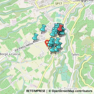 Mappa Via di Mearino, 50066 Reggello FI, Italia (0.32414)