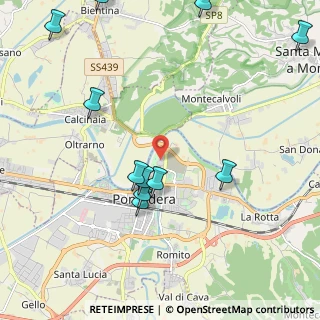 Mappa Via dei Salici, 56025 Pontedera PI, Italia (2.59818)