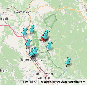 Mappa Via Niccolo Macchiavelli, 50066 Reggello FI, Italia (5.55833)