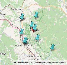 Mappa Via Niccolo Macchiavelli, 50066 Reggello FI, Italia (5.98917)