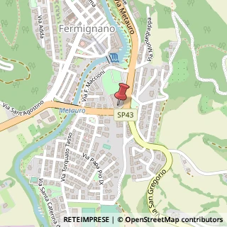 Mappa Via Benedetto Croce, 15, 61033 Fermignano, Pesaro e Urbino (Marche)