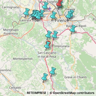Mappa Via Gentilino, 50026 San Casciano in Val di Pesa FI, Italia (10.6385)