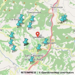 Mappa Via Gentilino, 50026 San Casciano in Val di Pesa FI, Italia (2.48375)