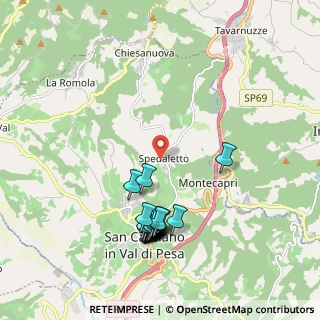 Mappa Via Gentilino, 50026 San Casciano in Val di Pesa FI, Italia (2.152)