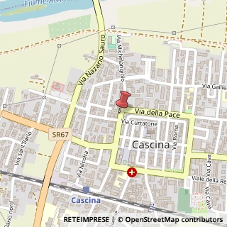 Mappa Via Michelangelo, 39, 56021 Cascina, Pisa (Toscana)