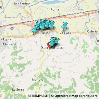Mappa Via Giosuè Carducci, 56028 San Miniato PI, Italia (1.369)