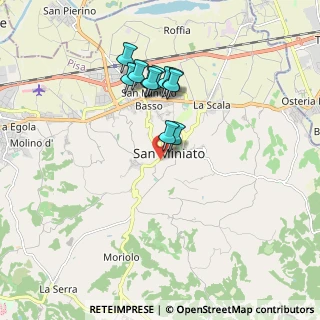 Mappa Via Giosuè Carducci, 56028 San Miniato PI, Italia (1.58727)