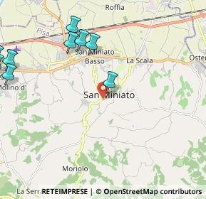 Mappa Via Giosuè Carducci, 56028 San Miniato PI, Italia (3.3375)