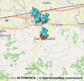 Mappa Via Giosuè Carducci, 56028 San Miniato PI, Italia (1.46833)