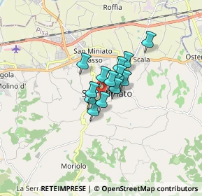 Mappa Via Giosuè Carducci, 56028 San Miniato PI, Italia (0.85286)