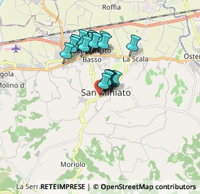 Mappa Via Giosuè Carducci, 56028 San Miniato PI, Italia (1.369)