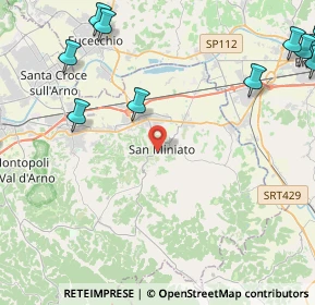 Mappa Via Giosuè Carducci, 56028 San Miniato PI, Italia (7.831)