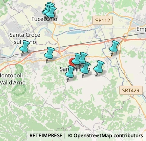 Mappa Via Giosuè Carducci, 56028 San Miniato PI, Italia (3.705)