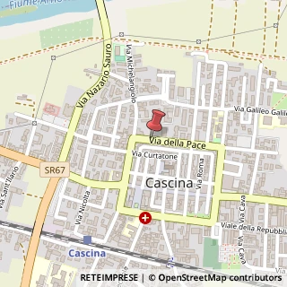 Mappa Via della Pace,  17, 56021 Cascina, Pisa (Toscana)