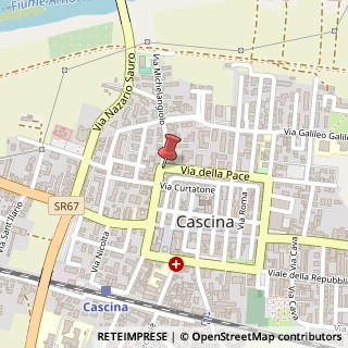 Mappa Via Michelangelo, 72, 56021 Cascina, Pisa (Toscana)