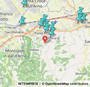 Mappa Via I Maggio, 56028 San Miniato PI, Italia (2.22545)