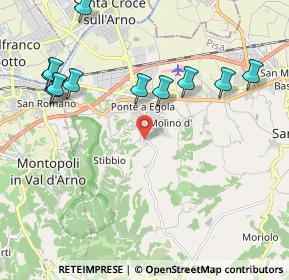 Mappa Via I Maggio, 56028 San Miniato PI, Italia (2.42273)