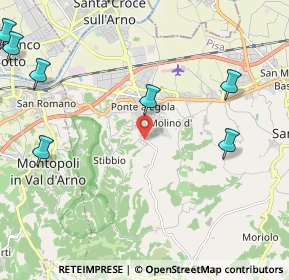 Mappa Via I Maggio, 56028 San Miniato PI, Italia (3.71643)