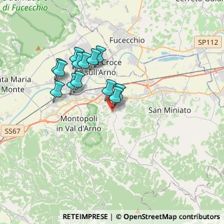 Mappa Via I Maggio, 56028 San Miniato PI, Italia (3.32308)