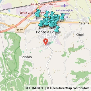 Mappa Via I Maggio, 56028 San Miniato PI, Italia (1.0245)