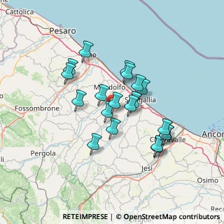 Mappa 60012 Trecastelli AN, Italia (12.109)