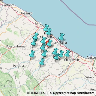 Mappa 60012 Trecastelli AN, Italia (10.012)