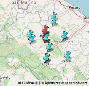 Mappa Via Vittorio Veneto, 61033 Fermignano PU, Italia (9.134)