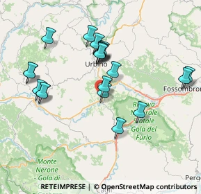 Mappa Via Vittorio Veneto, 61033 Fermignano PU, Italia (7.558)