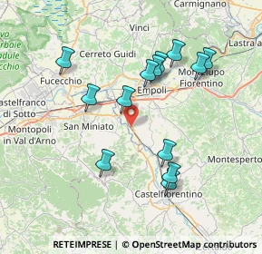 Mappa Via Senese Romana, 50053 Empoli FI, Italia (7.40308)