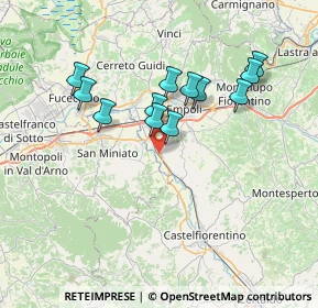 Mappa Via Senese Romana, 50053 Empoli FI, Italia (6.54417)