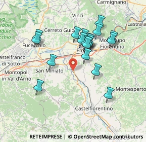 Mappa Via Senese Romana, 50053 Empoli FI, Italia (7.00368)