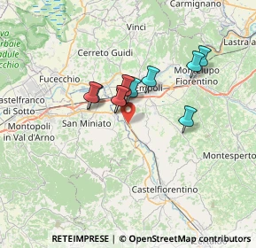 Mappa Via Senese Romana, 50053 Empoli FI, Italia (4.87909)