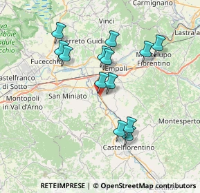 Mappa Via Senese Romana, 50053 Empoli FI, Italia (6.83077)